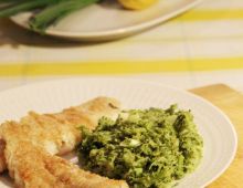 Rezept für Seelachs mit Zitronen-Brokkoli-Püree